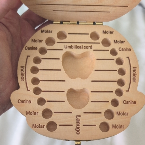 Wooden Baby Keepsake Box - Picture 3 of 3